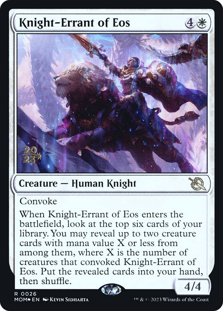 Knight-Errant of Eos [March of the Machine Prerelease Promos] | Total Play