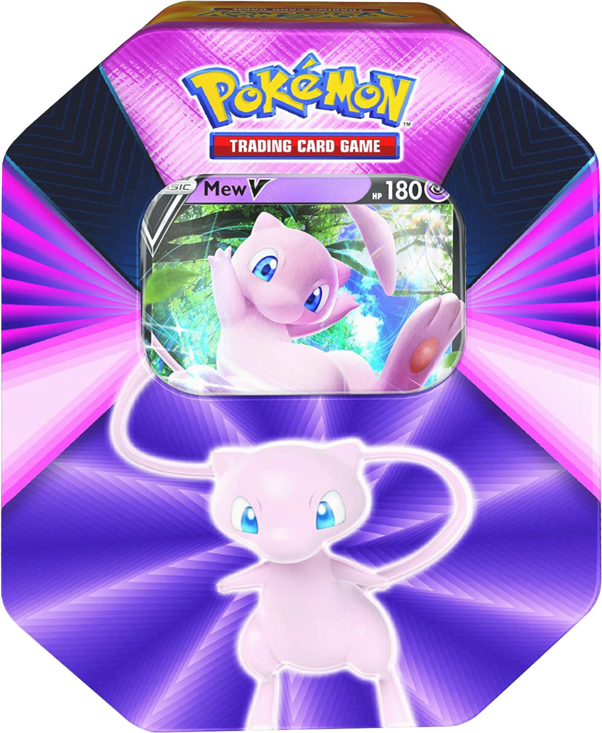 Sword & Shield: Vivid Voltage - V Forces Tin (Mew V) | Total Play