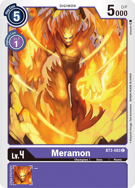 Meramon [BT3-083] [Release Special Booster Ver.1.5] | Total Play