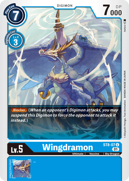 Wingdramon [ST8-07] [Starter Deck: Ulforce Veedramon] | Total Play
