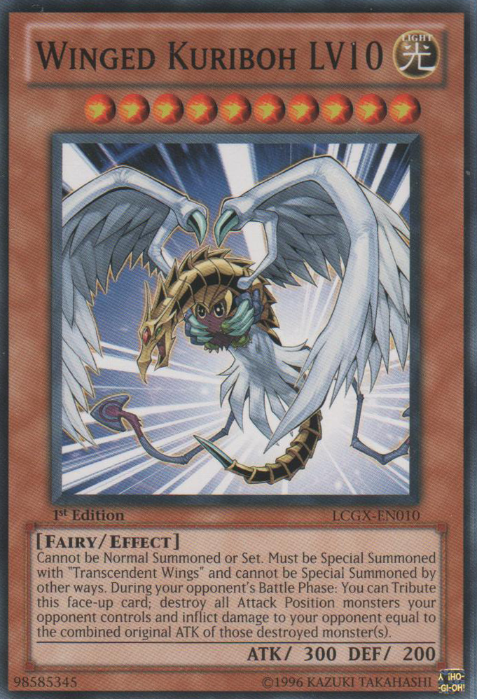 Winged Kuriboh LV10 [LCGX-EN010] Common | Total Play