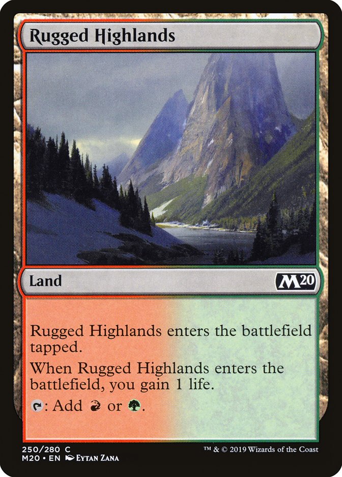 Rugged Highlands [Core Set 2020] | Total Play