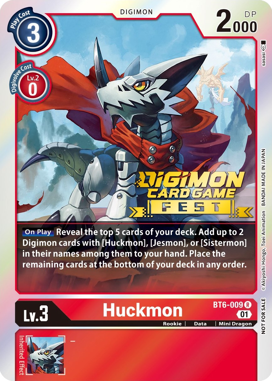 Huckmon [BT6-009] (Digimon Card Game Fest 2022) [Double Diamond Promos] | Total Play