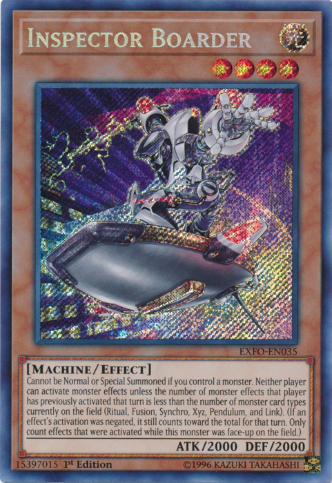 Inspector Boarder [EXFO-EN035] Secret Rare | Total Play