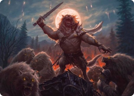 Tovolar, the Midnight Scourge 1 Art Card [Innistrad: Midnight Hunt Art Series] | Total Play