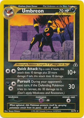 Umbreon (32/75) [Neo Discovery Unlimited] | Total Play