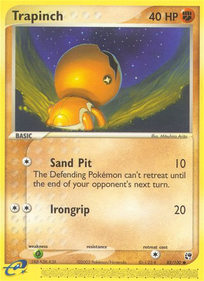 Trapinch (82/100) [EX: Sandstorm] | Total Play