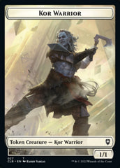 Kor Warrior // Treasure Double-Sided Token [Commander Legends: Battle for Baldur's Gate Tokens] | Total Play