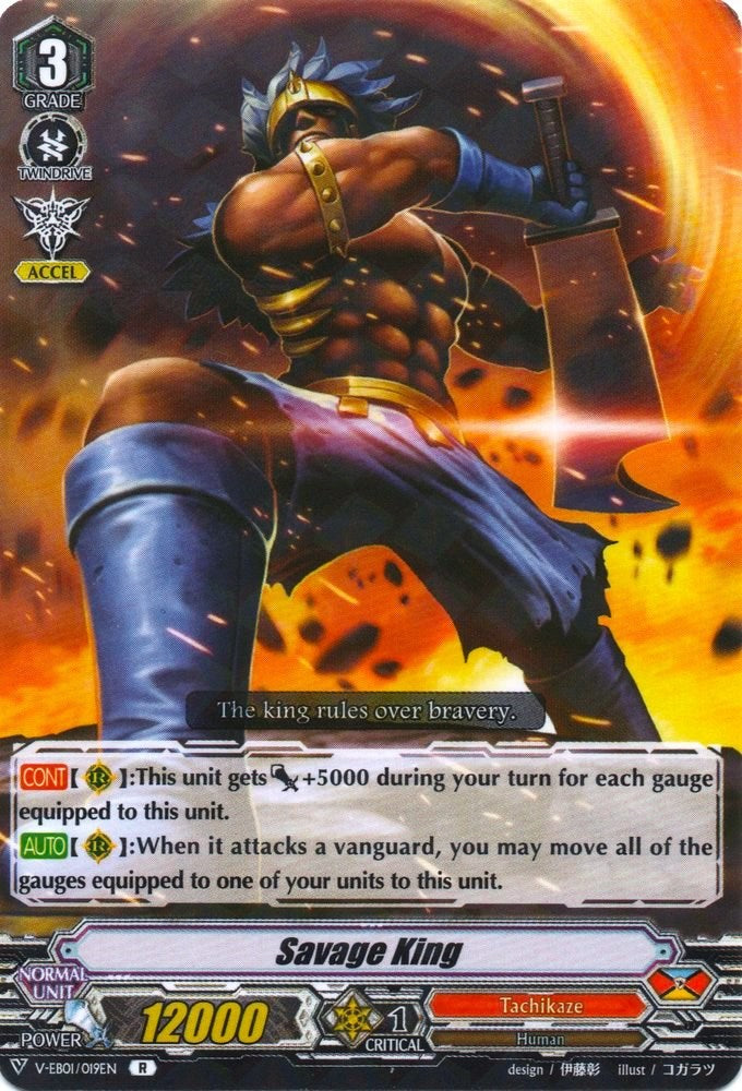 Savage King (V-EB01/019EN) [The Destructive Roar] | Total Play