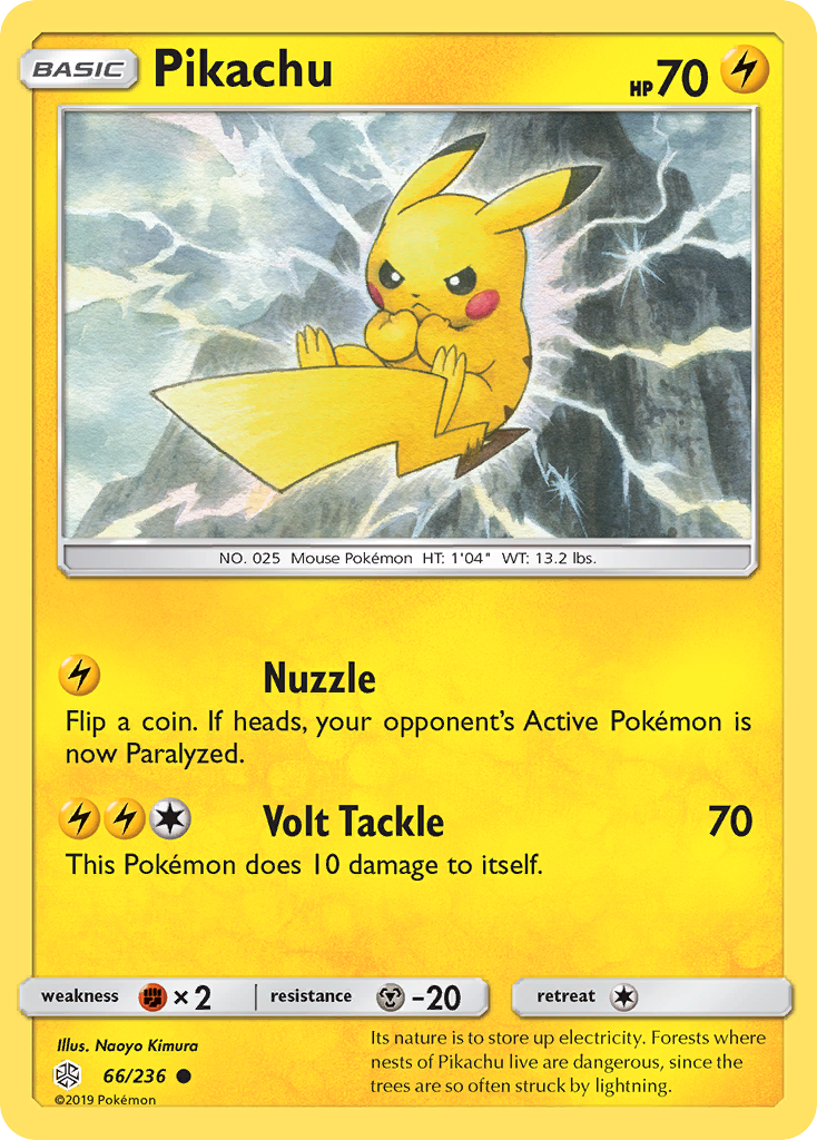 Pikachu (66/236) [Sun & Moon: Cosmic Eclipse] | Total Play
