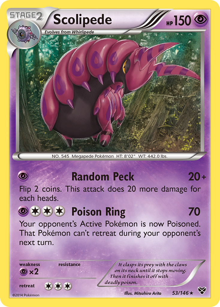 Scolipede (53/146) [XY: Base Set] | Total Play