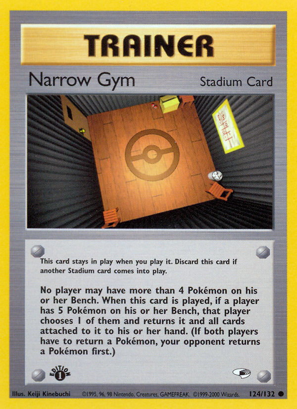 Narrow Gym (124/132) [Gym Heroes 1st Edition] | Total Play