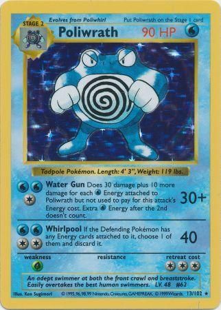 Poliwrath (13/102) [Base Set Shadowless Unlimited] | Total Play
