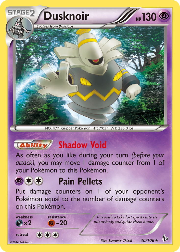 Dusknoir (40/106) [XY: Flashfire] | Total Play