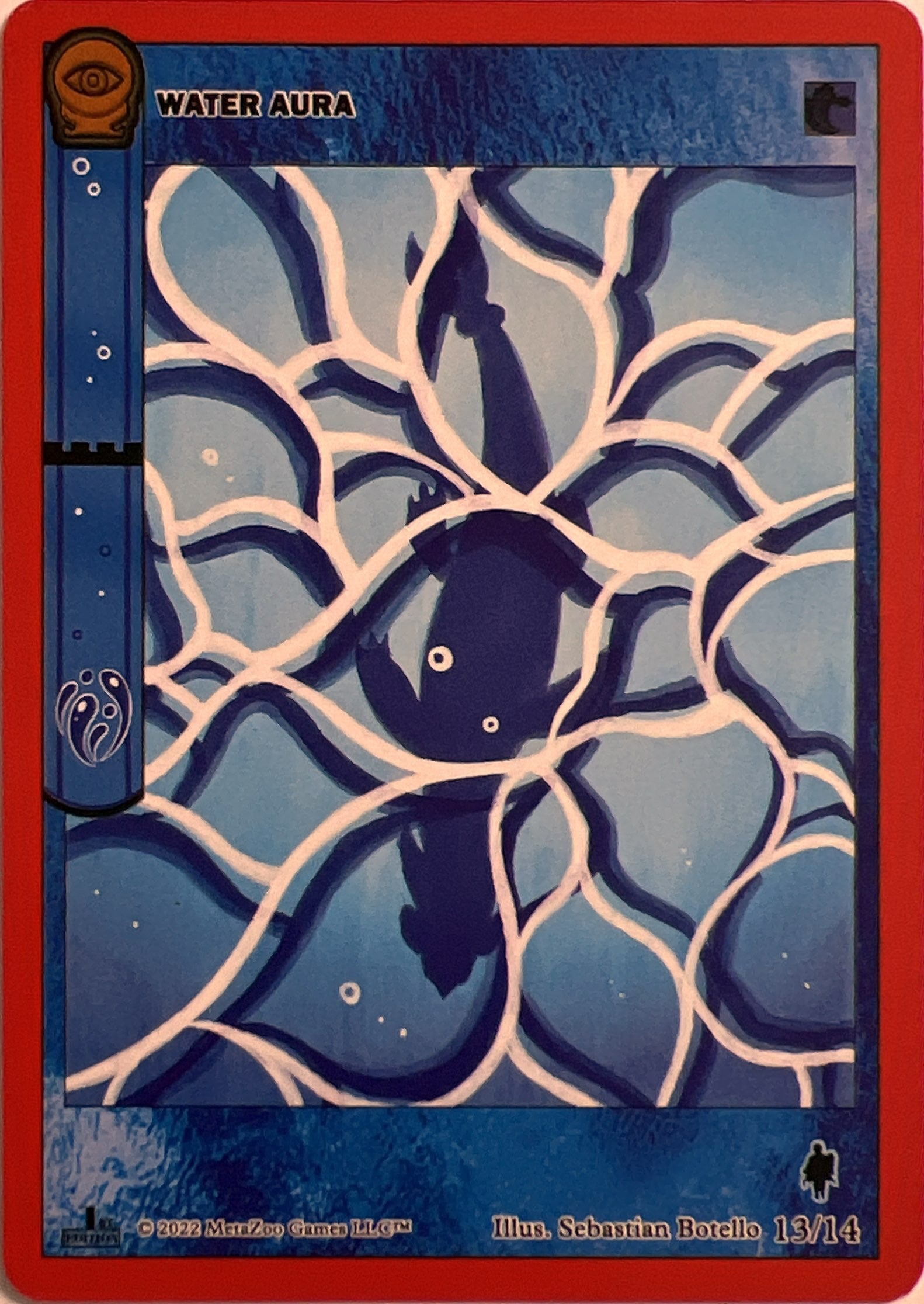 Water Aura (The Gray Man) [Seance: First Edition Release Event Deck] | Total Play