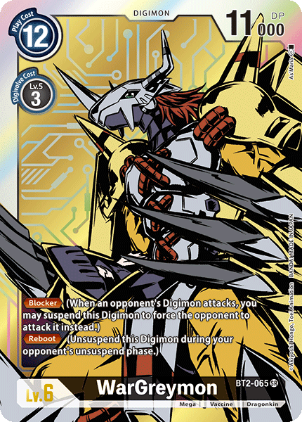 WarGreymon [BT2-065] (Alternate Art) [Release Special Booster Ver.1.0] | Total Play