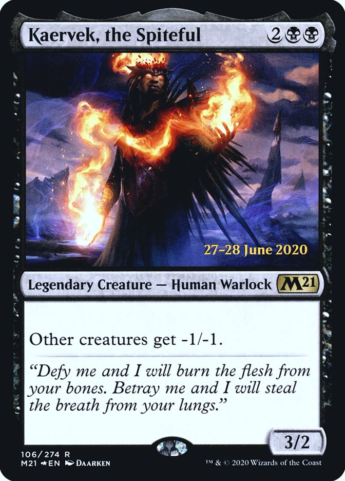 Kaervek, the Spiteful [Core Set 2021 Prerelease Promos] | Total Play