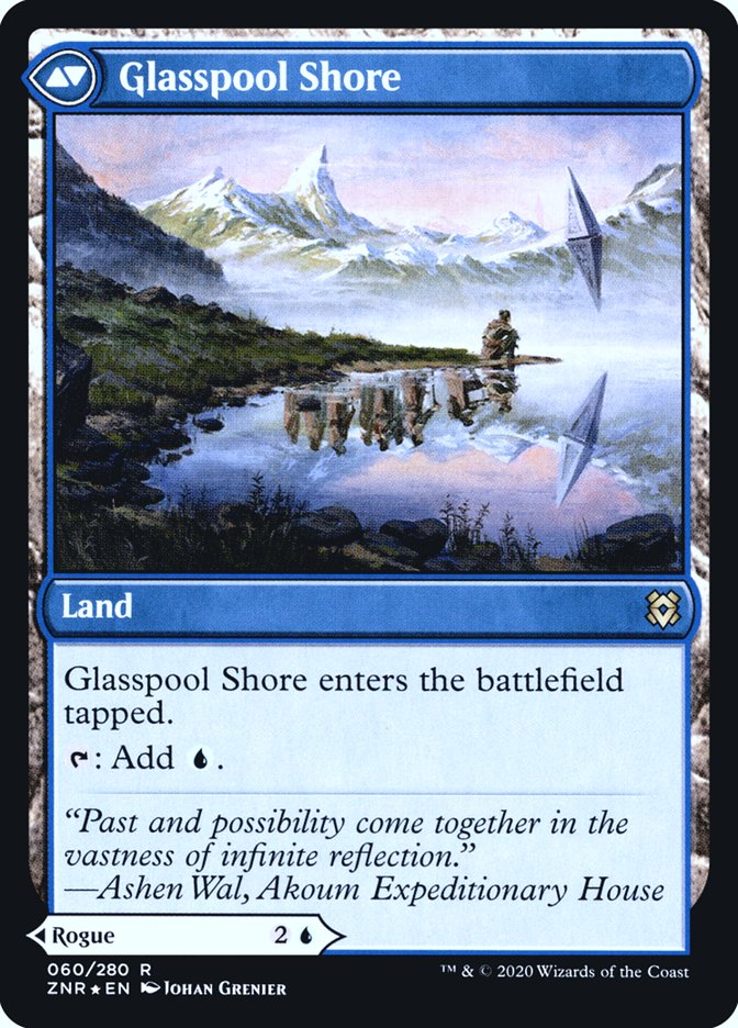 Glasspool Mimic // Glasspool Shore [Zendikar Rising Prerelease Promos] | Total Play