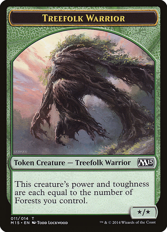 Treefolk Warrior Token [Magic 2015 Tokens] | Total Play