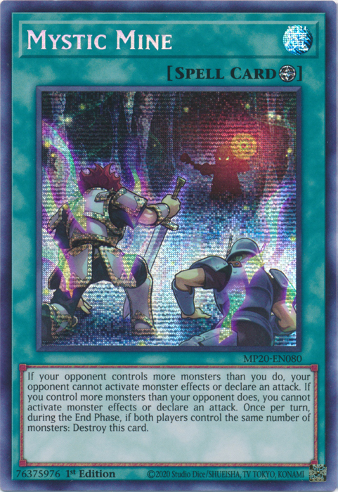 Mystic Mine [MP20-EN080] Prismatic Secret Rare | Total Play