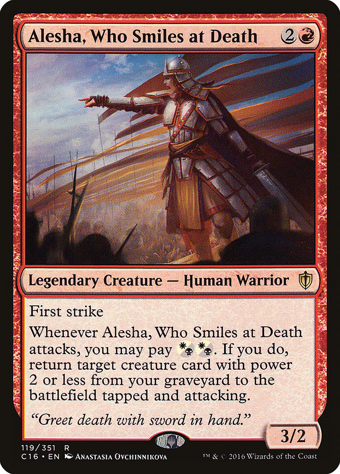 Alesha, Who Smiles at Death [Commander 2016] | Total Play