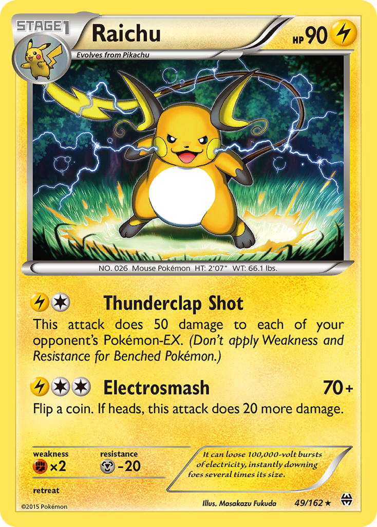 Raichu (49/162) [XY: BREAKthrough] | Total Play