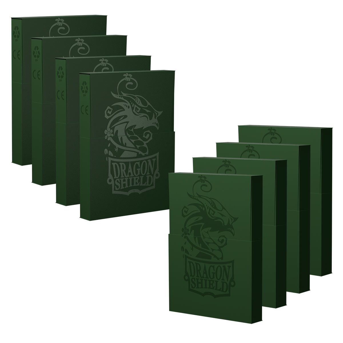 Dragon Shield: Cube Shell Display - Forest Green | Total Play