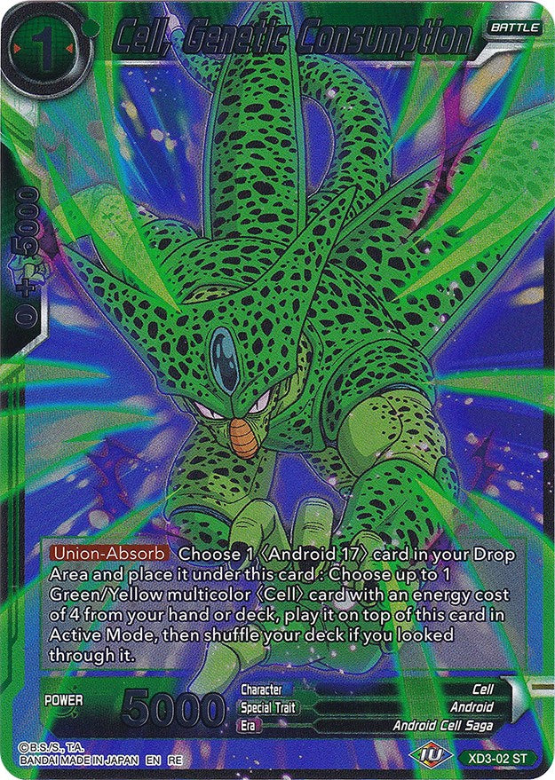 Cell, Genetic Consumption (XD3-02) [Ultimate Deck 2022] | Total Play