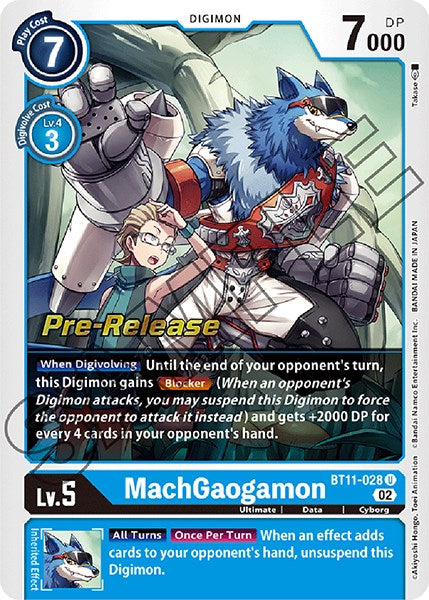 MachGaogamon [BT11-028] [Dimensional Phase Pre-Release Promos] | Total Play