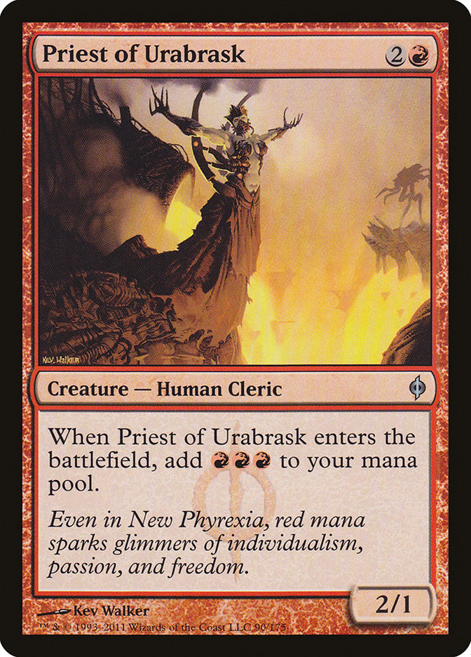 Priest of Urabrask [New Phyrexia] | Total Play