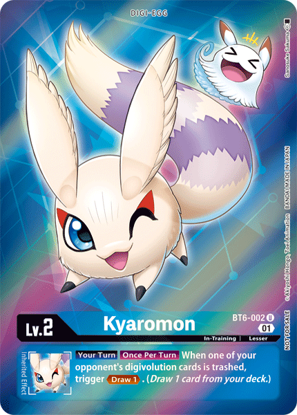 Kyaromon [BT6-002] (Alternative Art - Box Topper) [Double Diamond] | Total Play