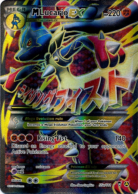M Lucario EX (55a/124) (Alternate Art Promo) [XY: Furious Fists] | Total Play