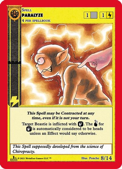 Paralyze [Cryptid Nation: First Edition Gaasyendietha Deck] | Total Play