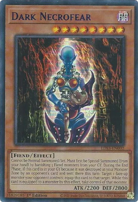 Dark Necrofear (Blue) [LDS3-EN002] Ultra Rare | Total Play