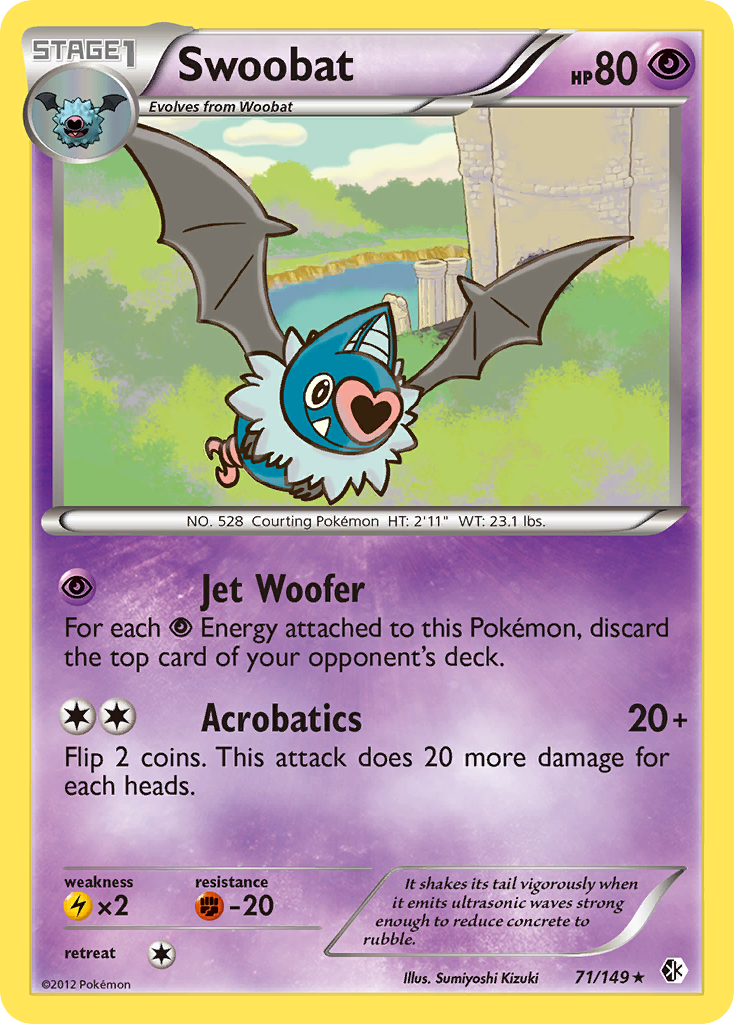 Swoobat (71/149) [Black & White: Boundaries Crossed] | Total Play