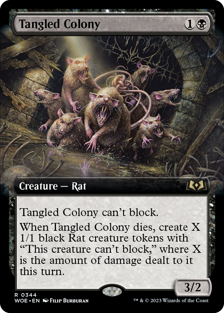 Tangled Colony (Extended Art) [Wilds of Eldraine] | Total Play