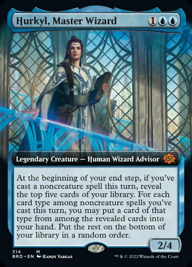 Hurkyl, Master Wizard (Extended Art) [The Brothers' War] | Total Play