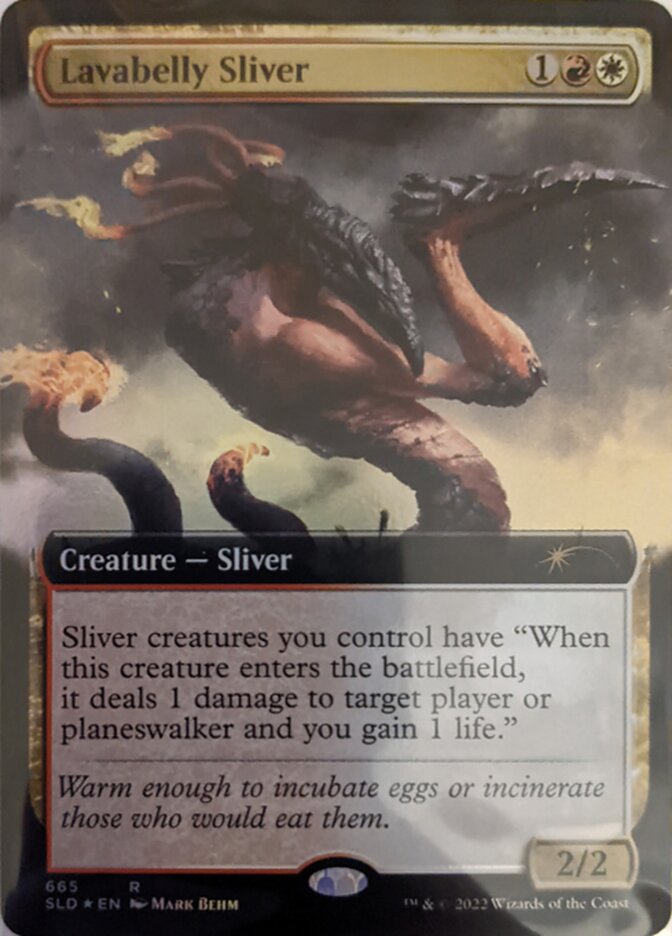 Lavabelly Sliver (Extended Art) [Secret Lair Drop Promos] | Total Play