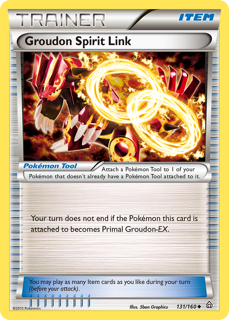 Groudon Spirit Link (131/160) [XY: Primal Clash] | Total Play