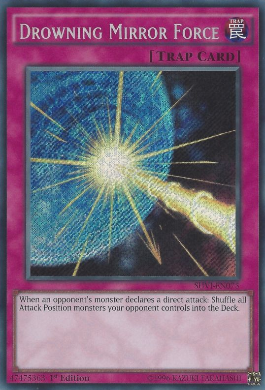 Drowning Mirror Force [SHVI-EN075] Secret Rare | Total Play