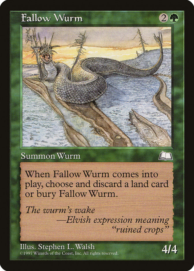 Fallow Wurm [Weatherlight] | Total Play