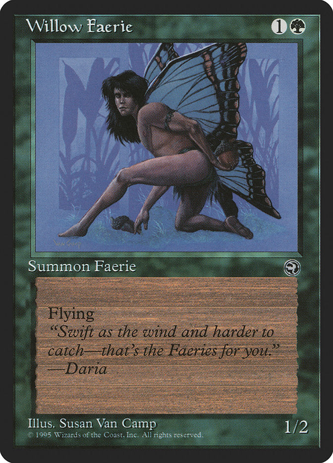 Willow Faerie (Daria Flavor Text) [Homelands] | Total Play