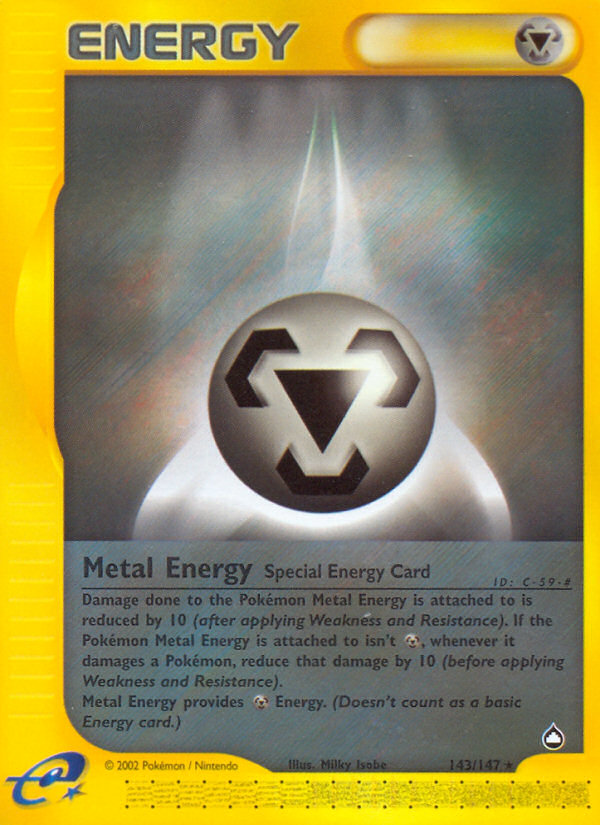 Metal Energy (143/147) [Aquapolis] | Total Play