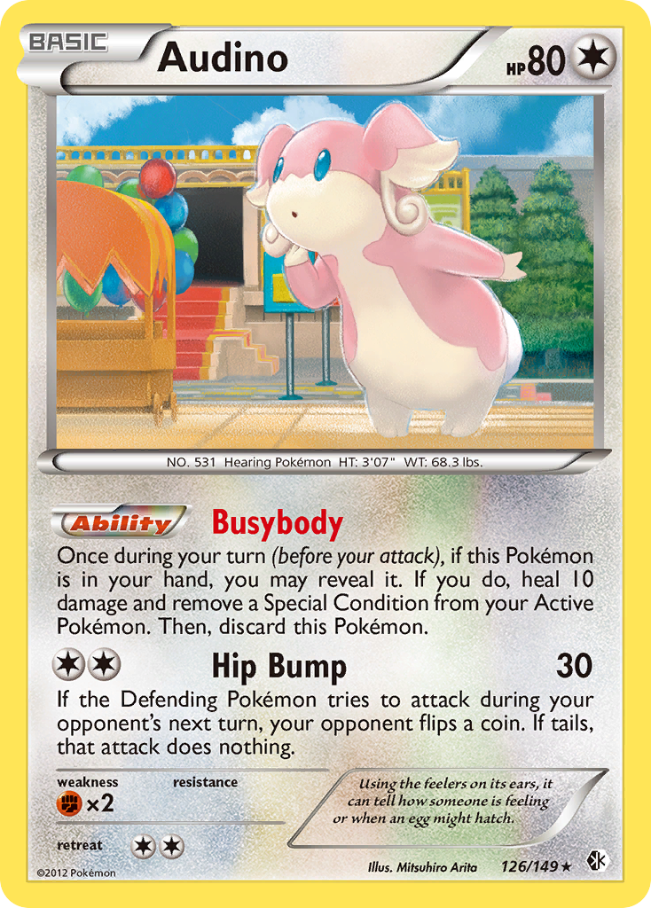 Audino (126/149) [Black & White: Boundaries Crossed] | Total Play