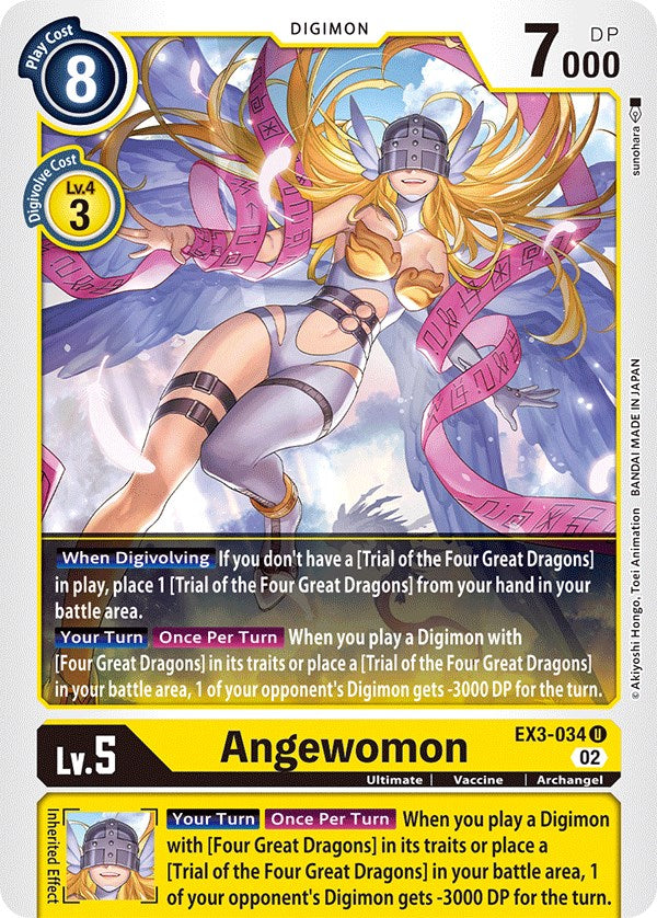 Angewomon [EX3-034] [Draconic Roar] | Total Play