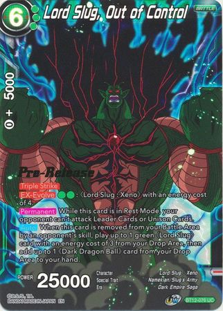 Lord Slug, Out of Control (BT12-076) [Vicious Rejuvenation Prerelease Promos] | Total Play