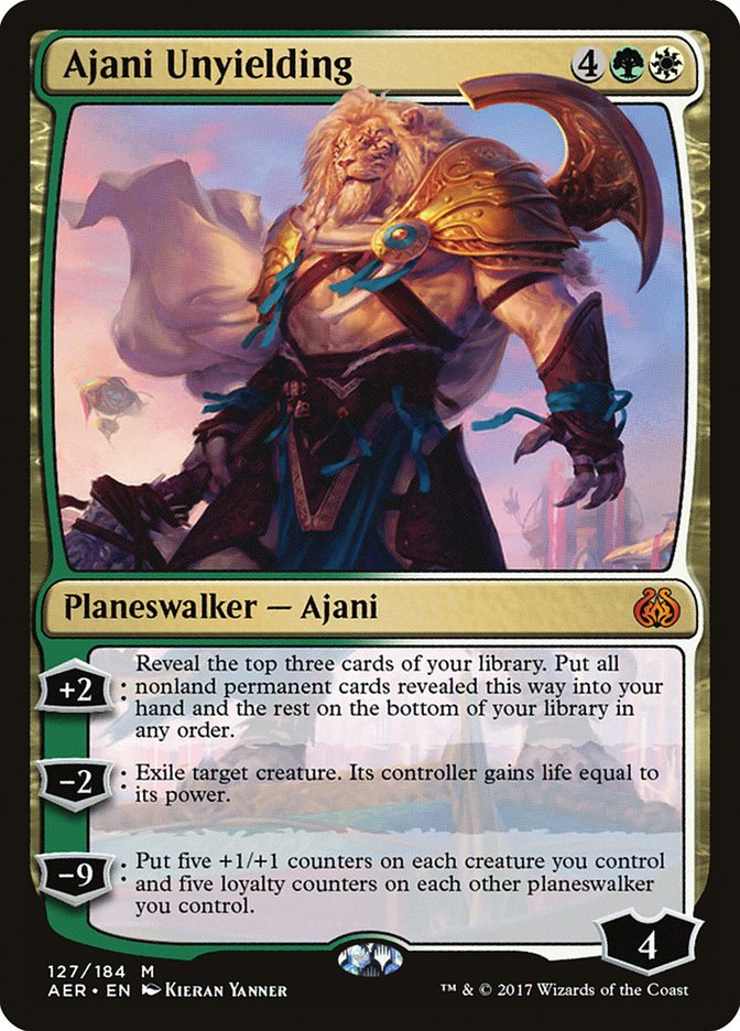 Ajani Unyielding [Aether Revolt] | Total Play