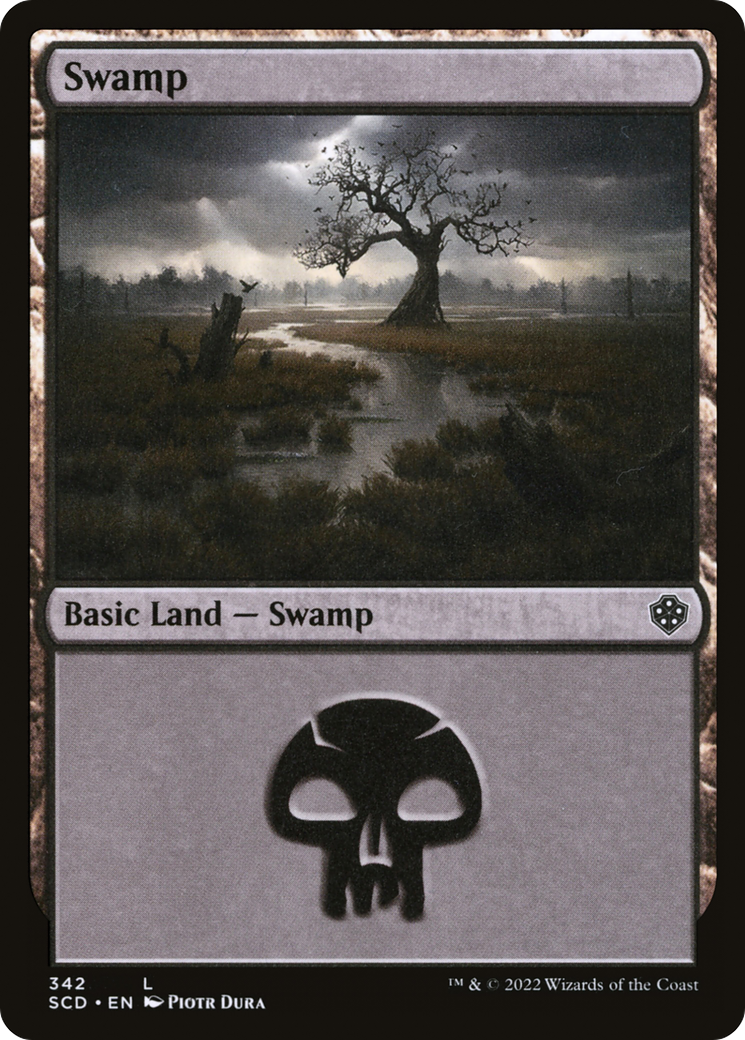 Swamp (342) [Starter Commander Decks] | Total Play