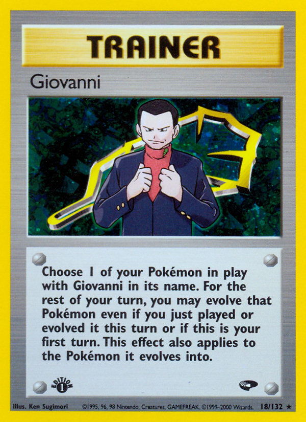 Giovanni (18/132) [Gym Challenge 1st Edition] | Total Play