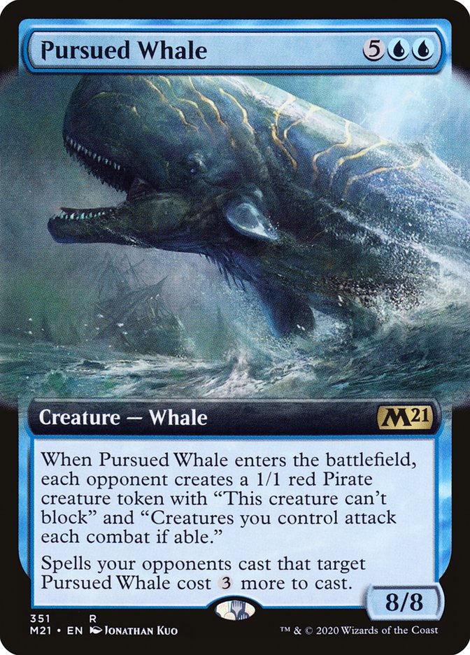 Pursued Whale (Extended Art) [Core Set 2021] | Total Play